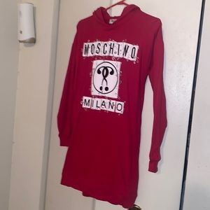 AUTHENTIC MOSCHINO teen hooded dress